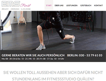 Tablet Screenshot of emsfirst.de